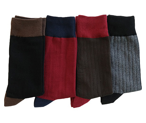 socks 001 - 발목 배색 솔리드 (옵션선택)