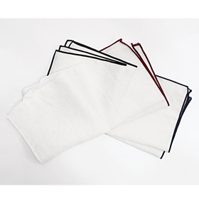 handkerchief 340 - 화이트 린넨 (옵션선택)